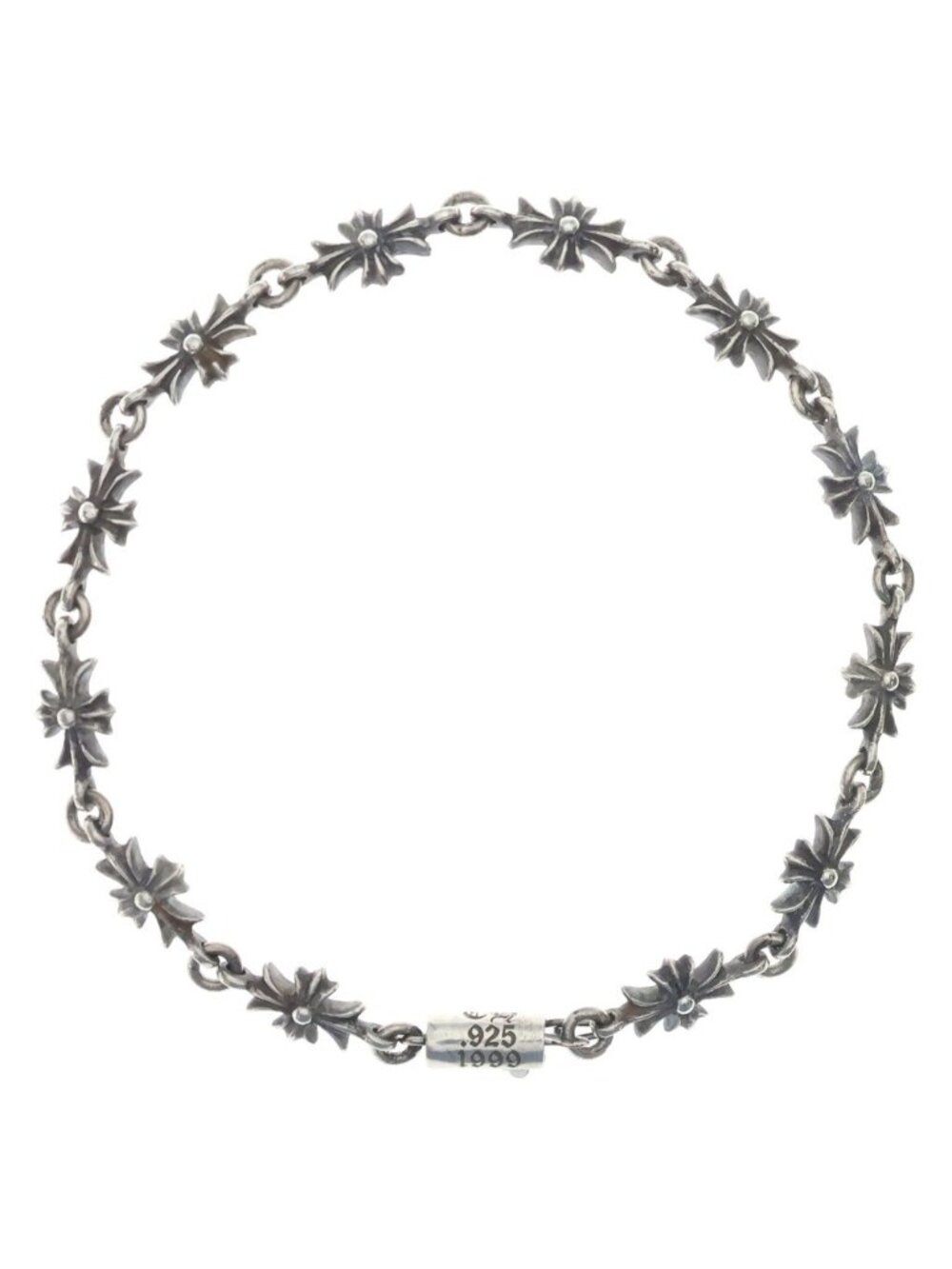 Chrome Hearts Tny CH Pls Tiny CH Plus Bracelet Silver